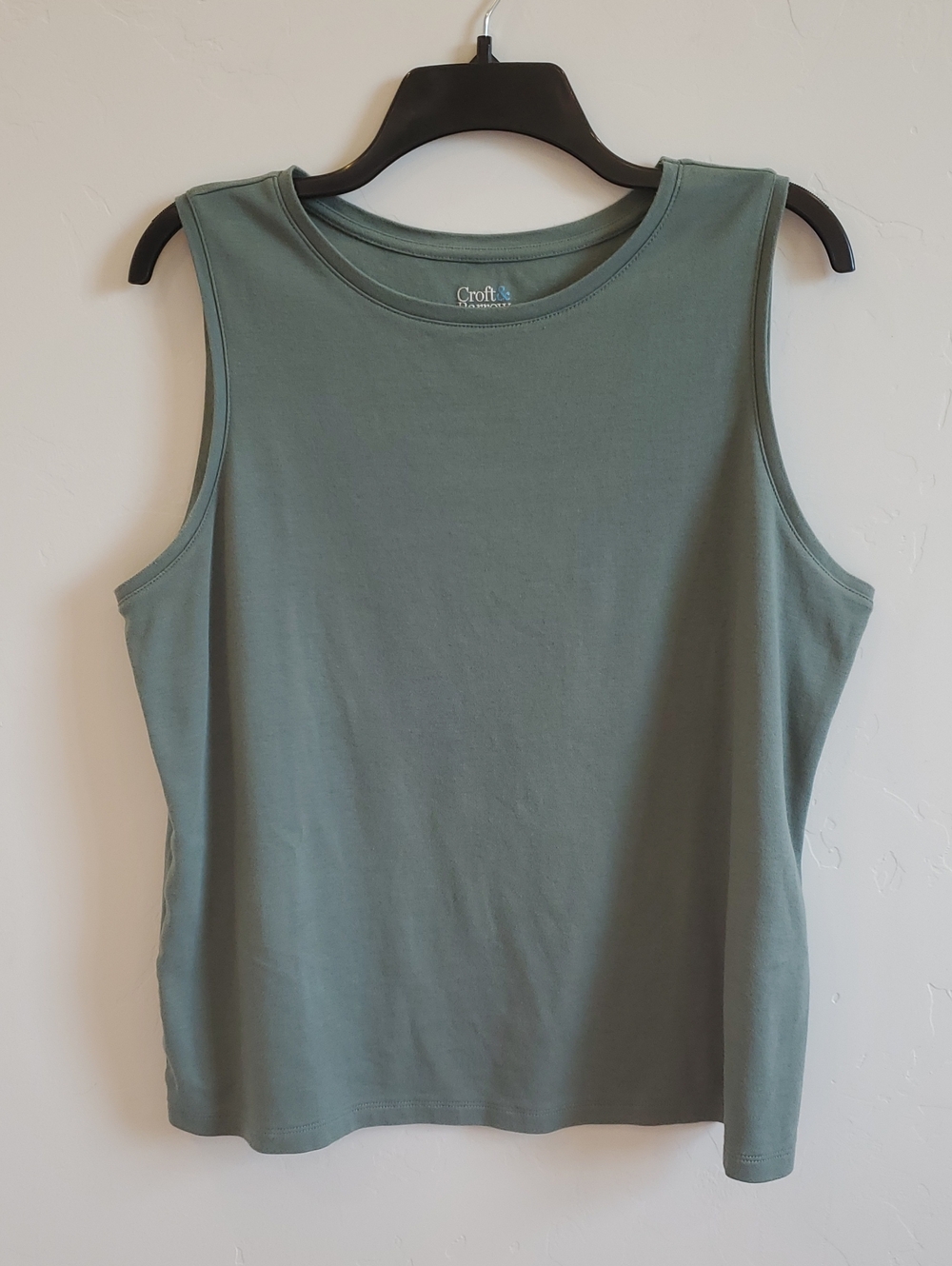 croft & barrow Olive Green Sleeveless Tank Top
